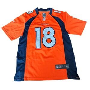Nike Peyton Manning Denver Broncos 18  Jersey Orange NFL Football Classic Size S